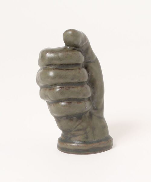 WEST VILLAGE TOKYO(ウェストビレッジトーキョー)の「AS POTTERY/ HAND アズポタリー ハンド(フラワーベース・レディース・ホワイト/ダークグリーン・FREE)」の10枚目の写真