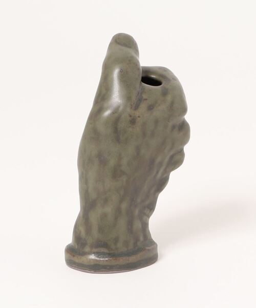 WEST VILLAGE TOKYO(ウェストビレッジトーキョー)の「AS POTTERY/ HAND アズポタリー ハンド(フラワーベース・レディース・ホワイト/ダークグリーン・FREE)」の11枚目の写真