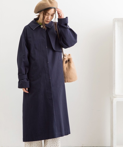 POU DOU DOU（プードゥドゥ）の「2WAYトレンチコート（トレンチコート・レディース・ベージュ/ネイビー/カーキ・3）」の18枚目の写真