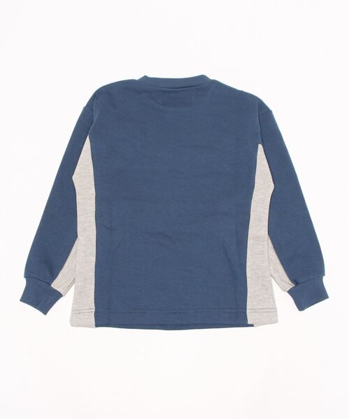 KRIFF MAYER(クリフメイヤー)の「ストレッチ切替クルー(スウェット・キッズ・ネイビー/ブラウン/ワインレッド/グレー・150/170/130/140/120/160)」の5枚目の写真