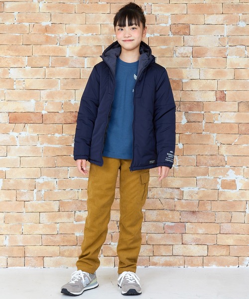 KRIFF MAYER(クリフメイヤー)の「ストレッチ切替クルー(スウェット・キッズ・ネイビー/ブラウン/ワインレッド/グレー・150/170/130/140/120/160)」の10枚目の写真