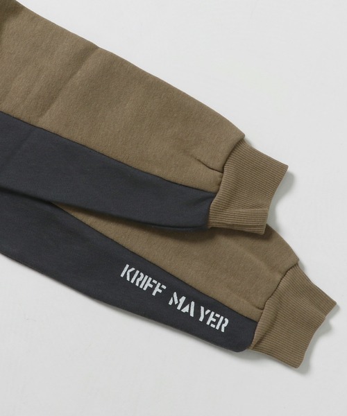 KRIFF MAYER(クリフメイヤー)の「ストレッチ切替クルー(スウェット・キッズ・ネイビー/ブラウン/ワインレッド/グレー・150/170/130/140/120/160)」の17枚目の写真