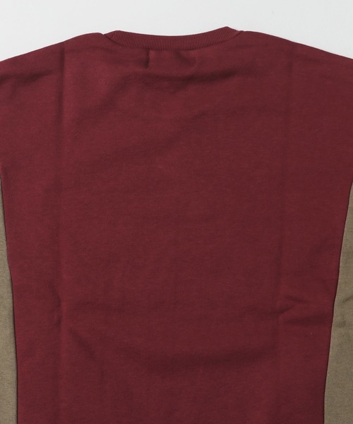 KRIFF MAYER(クリフメイヤー)の「ストレッチ切替クルー(スウェット・キッズ・ネイビー/ブラウン/ワインレッド/グレー・150/170/130/140/120/160)」の18枚目の写真