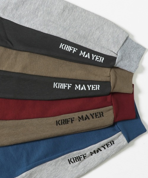 KRIFF MAYER(クリフメイヤー)の「ストレッチ切替クルー(スウェット・キッズ・ネイビー/ブラウン/ワインレッド/グレー・150/170/130/140/120/160)」の19枚目の写真