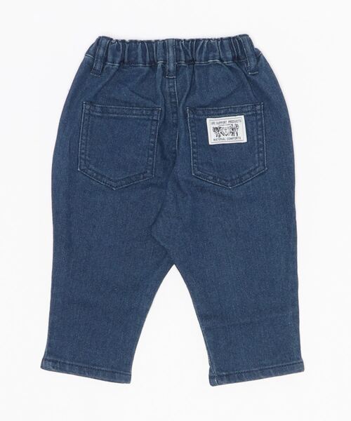 Life Support Products(ライフサポートプロダクツ)の「ストレッチデニムタックパンツ(80~150cm)(デニムパンツ・キッズ・ネイビー/ブルー・90/100/110/120/80/130/95/140/150)」の3枚目の写真