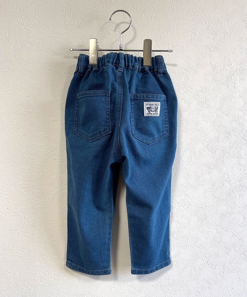 Life Support Products(ライフサポートプロダクツ)の「ストレッチデニムタックパンツ(80~150cm)(デニムパンツ・キッズ・ネイビー/ブルー・90/100/110/120/80/130/95/140/150)」の2枚目の写真