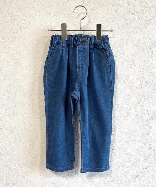 Life Support Products(ライフサポートプロダクツ)の「ストレッチデニムタックパンツ(80~150cm)(デニムパンツ・キッズ・ネイビー/ブルー・90/100/110/120/80/130/95/140/150)」の6枚目の写真