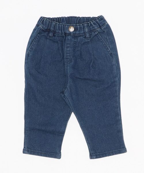 Life Support Products(ライフサポートプロダクツ)の「ストレッチデニムタックパンツ(80~150cm)(デニムパンツ・キッズ・ネイビー/ブルー・90/100/110/120/80/130/95/140/150)」の5枚目の写真