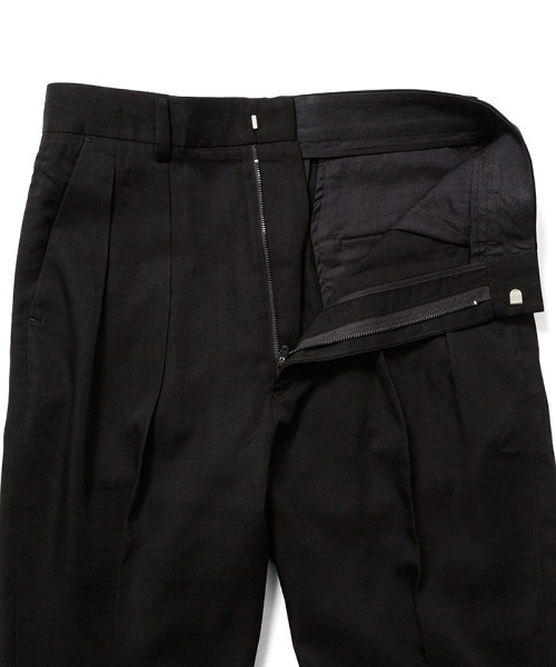 MINEDENIM(マインデニム)の「CD Tapered Slacks(スラックス・メンズ・ブラック・44/46)」の5枚目の写真