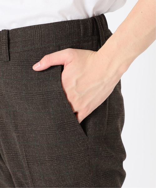 417 EDIFICE（フォーワンセブンエディフィス）の「◆TORAY lumilet wool チェックパンツ（スラックス・メンズ・ブラウン系その他/ブルー系その他・SMALL/MEDIUM/LARGE/X-LARGE）」の5枚目の写真