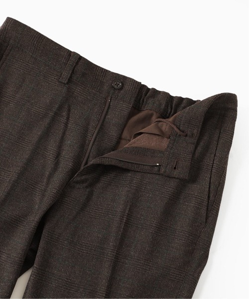 417 EDIFICE（フォーワンセブンエディフィス）の「◆TORAY lumilet wool チェックパンツ（スラックス・メンズ・ブラウン系その他/ブルー系その他・SMALL/MEDIUM/LARGE/X-LARGE）」の18枚目の写真