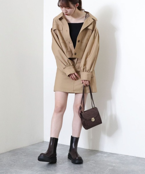 archives（アルシーヴ）の「サイドゴアブーツ（ブーツ・レディース・ブラック/ダークブラウン/アイボリー・MEDIUM/LARGE）」の4枚目の写真