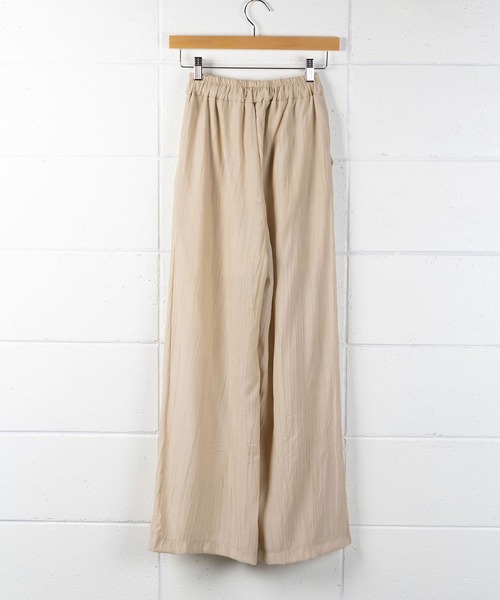 me+em select(ミームセレクト)の「楊柳イージーワイドパンツ【数量限定販売】(その他パンツ・レディース・ベージュ/グリーン/ブラック・FREE)」の22枚目の写真