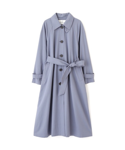 NATURAL BEAUTY BASIC（ナチュラルビューティーベーシック）の「キュプラ混バルマカーンコート（ステンカラーコート・レディース・チャコールグレー/ブルー/キャメル/グレー系その他5・SMALL/MEDIUM）」の13枚目の写真