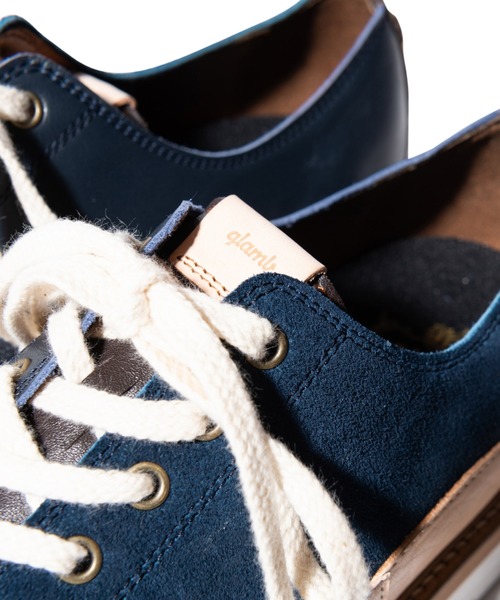 glamb(グラム)の「Leather Remake Sneaker / レザーリメイクスニーカー(スニーカー・メンズ・ホワイト/ブラック/ネイビー・4/2/1/3)」の13枚目の写真