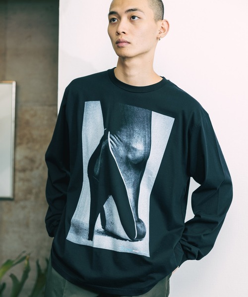 THE INTERNATIONAL IMAGES（インターナショルナルイメージズ）の「THE INTERNATIONAL IMAGES COLLECTION /ザ インターナショナルイメージズコレクション HEEL グラフィック ロングスリーブTシャツ（Tシャツ/カットソー・メンズ・ホワイト/ブラック・L/M）」の14枚目の写真