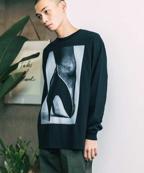 THE INTERNATIONAL IMAGES（インターナショルナルイメージズ）の「THE INTERNATIONAL IMAGES COLLECTION /ザ インターナショナルイメージズコレクション HEEL グラフィック ロングスリーブTシャツ（Tシャツ/カットソー・メンズ・ホワイト/ブラック・L/M）」の16枚目の写真