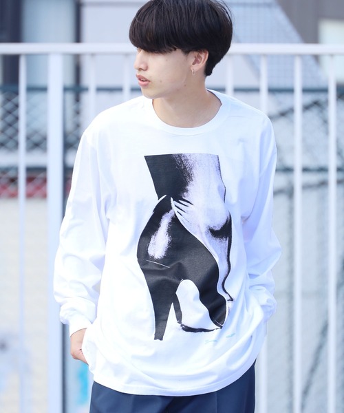 THE INTERNATIONAL IMAGES（インターナショルナルイメージズ）の「THE INTERNATIONAL IMAGES COLLECTION /ザ インターナショナルイメージズコレクション HEEL グラフィック ロングスリーブTシャツ（Tシャツ/カットソー・メンズ・ホワイト/ブラック・L/M）」の22枚目の写真