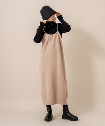[mline] WEB限定 ニットキャミワンピース