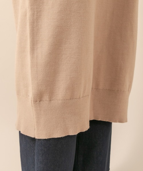 mline（エムライン）の「[mline] WEB限定 ニットキャミワンピース（ワンピース・レディース・アイボリー/ブラウン/ベージュ・FREE）」の11枚目の写真