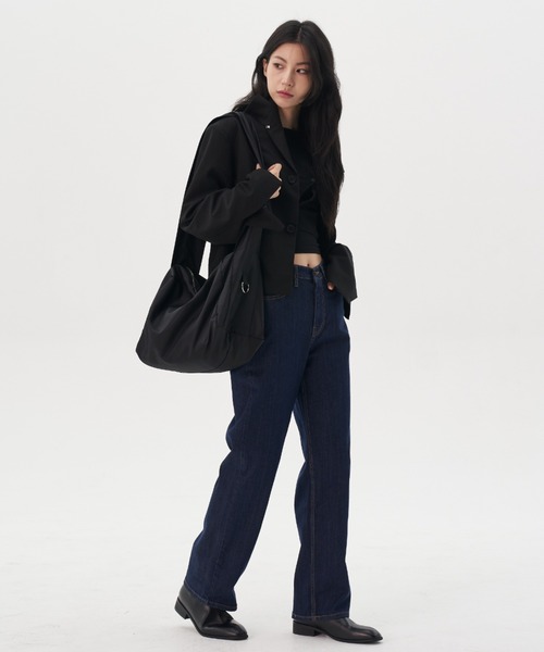 FEKETE（フェケテ）の「FEKETE MADE SUPER WIDE STRAP SHOULDER BAG / LARGE（ショルダーバッグ・メンズ・ブラック/グレー・FREE）」の16枚目の写真