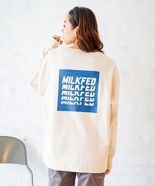 MILKFED.（ミルクフェド）の「FRONT LAYERED SWEAT TOP