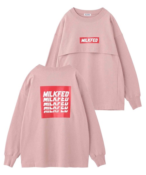 MILKFED.（ミルクフェド）の「FRONT LAYERED SWEAT TOP