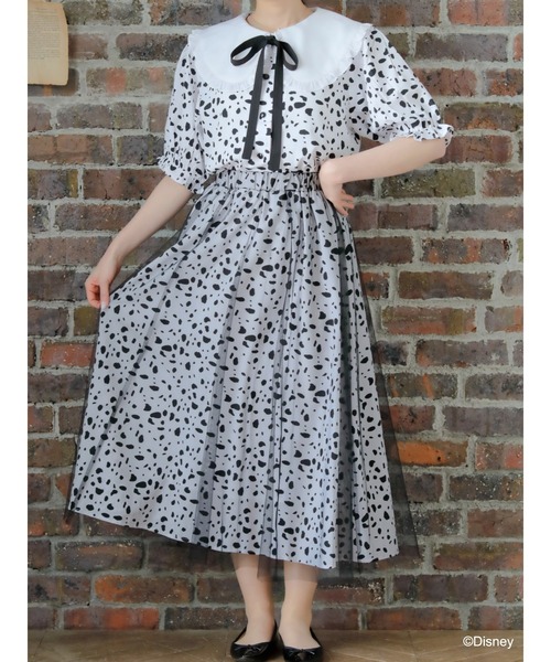 Disney（ディズニー）の「101匹わんちゃん/ダルメシアン柄ブラウス（シャツ/ブラウス・レディース・オフホワイト・FREE）」の7枚目の写真