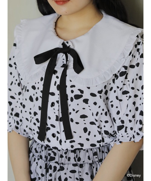 Disney（ディズニー）の「101匹わんちゃん/ダルメシアン柄ブラウス（シャツ/ブラウス・レディース・オフホワイト・FREE）」の11枚目の写真