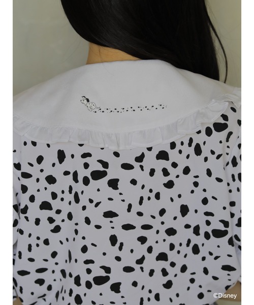 Disney（ディズニー）の「101匹わんちゃん/ダルメシアン柄ブラウス（シャツ/ブラウス・レディース・オフホワイト・FREE）」の12枚目の写真