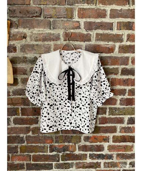 Disney（ディズニー）の「101匹わんちゃん/ダルメシアン柄ブラウス（シャツ/ブラウス・レディース・オフホワイト・FREE）」の18枚目の写真