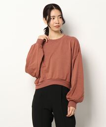 koe | ショート丈袖ボリュームスウェット*(スウェット)