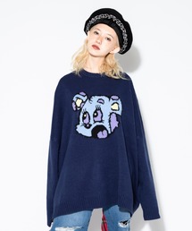 Candy Stripper | CND PATCHWORK BEAR ニット(ニット/セーター)