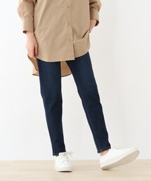 SHOO・LA・RUE | 【SS-4L】裏起毛デニムスリムフィットスキニーパンツ(デニムパンツ)