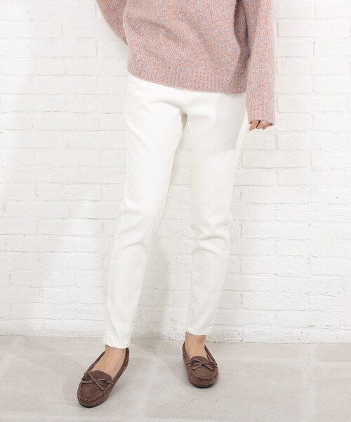 SHOO・LA・RUE(シューラルー)の「◆【SS-4L】裏起毛デニムスリムフィットスキニーパンツ(デニムパンツ・レディース・ブラック/ダークネイビー/ブルー/ホワイト系・03/05/01/04/06/10/02)」の18枚目の写真