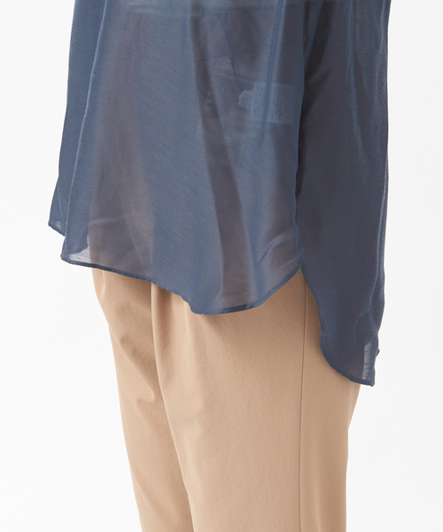 Abahouse Devinette(ドゥヴィネット)の「【BRAHMIN 】異素材コンビブラウス(シャツ/ブラウス・レディース・ベージュ/ダークグリーン/オフホワイト・フリー)」の12枚目の写真