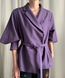 Ameri | UND ASYMMETRY COLLAR JACKET(テーラードジャケット)