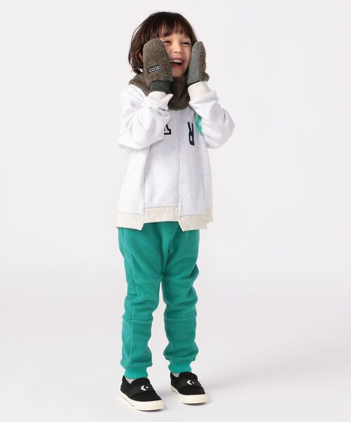 THE PARK SHOP(ザパークショップ)の「THE PARK SHOP:MIX WAY CREW(95~145cm)(スウェット・キッズ・ライトグレー/ワイン/マルチ・135/95/115/105/125/S/145)」の17枚目の写真