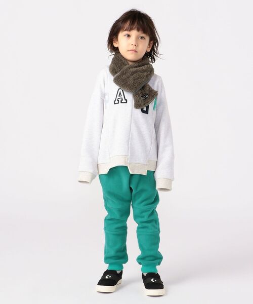 THE PARK SHOP(ザパークショップ)の「THE PARK SHOP:MIX WAY CREW(95~145cm)(スウェット・キッズ・ライトグレー/ワイン/マルチ・135/95/115/105/125/S/145)」の14枚目の写真