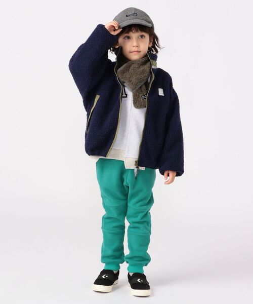 THE PARK SHOP(ザパークショップ)の「THE PARK SHOP:MIX WAY CREW(95~145cm)(スウェット・キッズ・ライトグレー/ワイン/マルチ・135/95/115/105/125/S/145)」の21枚目の写真