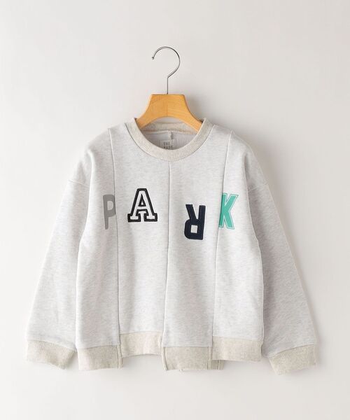 THE PARK SHOP(ザパークショップ)の「THE PARK SHOP:MIX WAY CREW(95~145cm)(スウェット・キッズ・ライトグレー/ワイン/マルチ・135/95/115/105/125/S/145)」の19枚目の写真