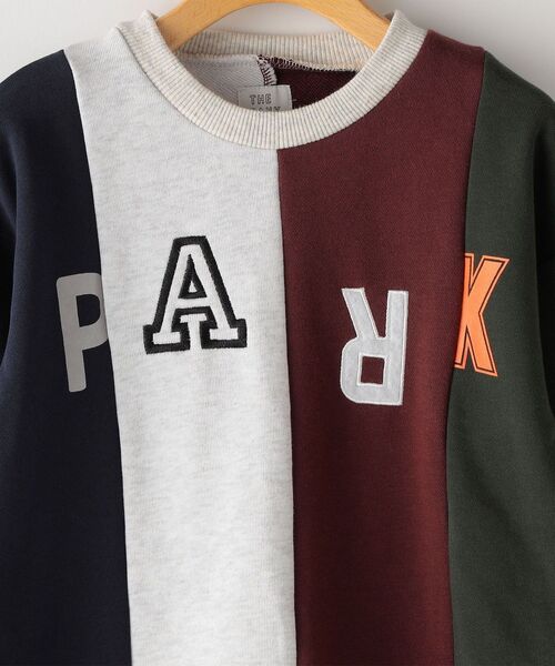 THE PARK SHOP(ザパークショップ)の「THE PARK SHOP:MIX WAY CREW(95~145cm)(スウェット・キッズ・ライトグレー/ワイン/マルチ・135/95/115/105/125/S/145)」の20枚目の写真