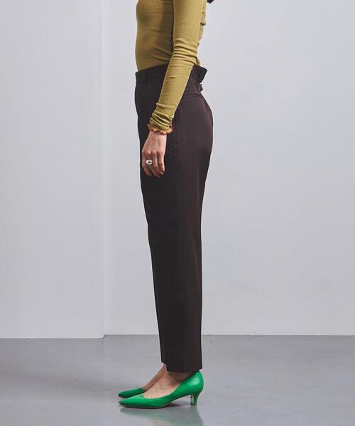 NEAT（ニート）の「別注＜NEAT（ニート）＞GABA ワンタック パンツ ■■■（その他パンツ・レディース・ダークブラウン/ブラック・XS/XXS）」の12枚目の写真