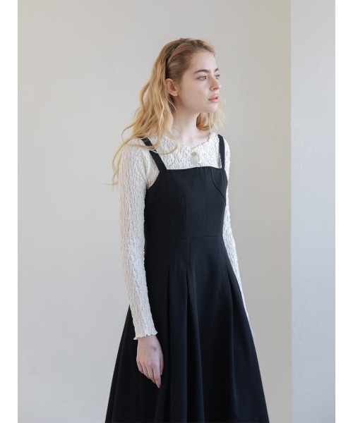 Ayla(アイラ)の「shirring cardigan tops(カーディガン/ボレロ・レディース・アイボリー・FREE)」の3枚目の写真