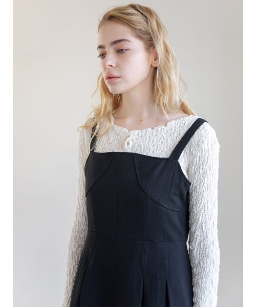 Ayla(アイラ)の「shirring cardigan tops(カーディガン/ボレロ・レディース・アイボリー・FREE)」の5枚目の写真