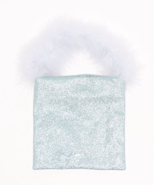 lilLilly(リルリリー)の「フェザーファーミニバッグ(ハンドバッグ・レディース・ブラック/ピンク/レッド/ブルー・FREE)」の22枚目の写真