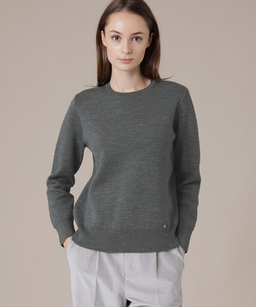 マッキントッシュロンドン　高級ウール入りニットセーター59,400円　紺LL厚手 マッキントッシュロンドン 高級ウール入りニットセーター 59,400