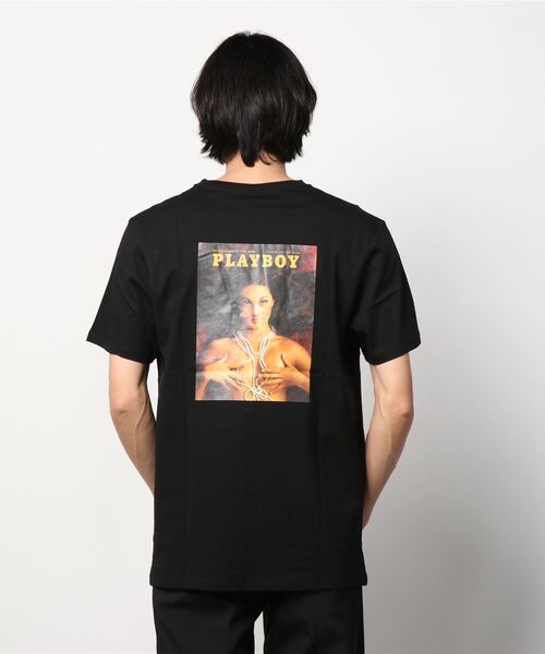 Soulland（ソウランド）の「SOULLAND meets Playboy Monthly November T-shirt 1028（Tシャツ/カットソー・メンズ・ブラック・LARGE/MEDIUM/SMALL）」の3枚目の写真