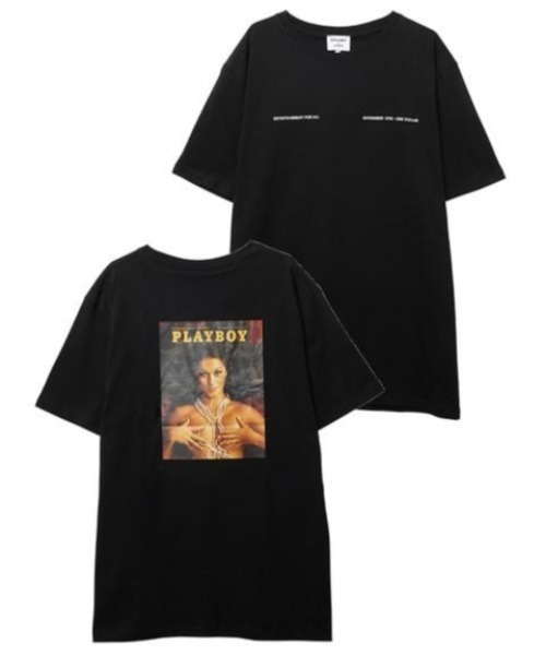 Soulland（ソウランド）の「SOULLAND meets Playboy Monthly November T-shirt 1028（Tシャツ/カットソー・メンズ・ブラック・LARGE/MEDIUM/SMALL）」の11枚目の写真
