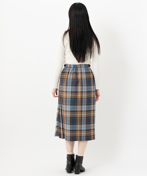 アビーマーケット別注　オニールオブダブリン フロントプリーツ キルトスカート アビーマーケット別注 オニールオブダブリン フロントプリーツ